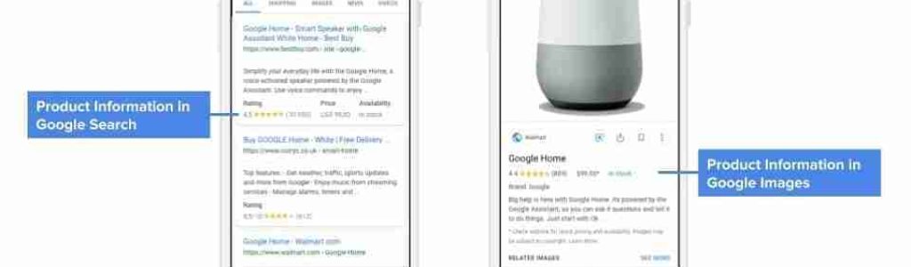 Product Information in Google